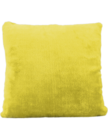 Cojín de peluche Amarillo