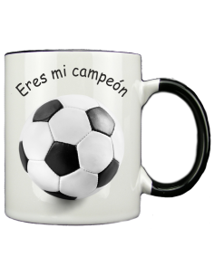 Taza blanca con interior y asa de color personalizada, fotoregalo, regalo personalizado, taza con foto 2