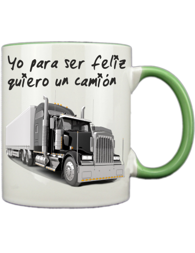 Taza blanca con interior y asa de color personalizada, fotoregalo, regalo personalizado, taza con foto